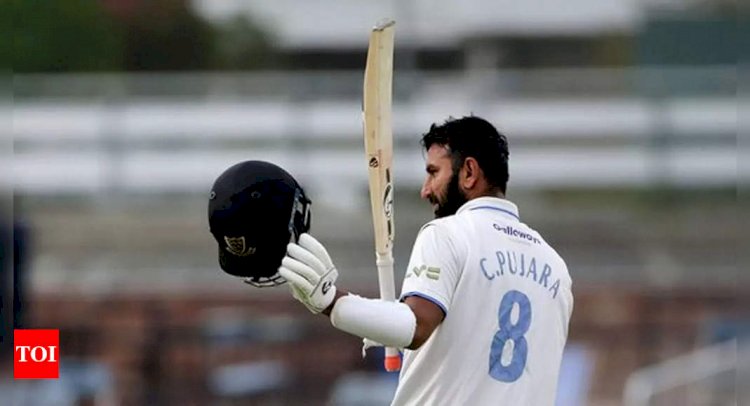 Cheteshwar Pujara scores 4th successive ton for Sussex