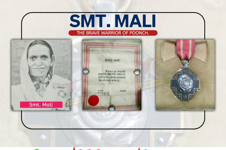 Smt. Mali, the brave warrior of Poonch.