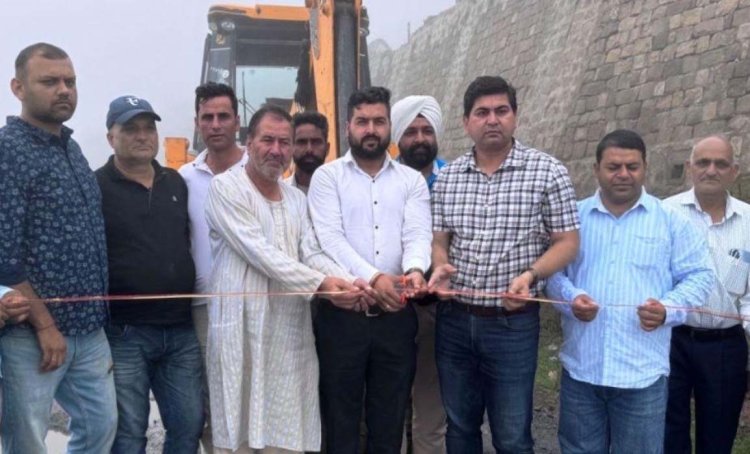 Upgradation of Panti-Sanasar Road Started