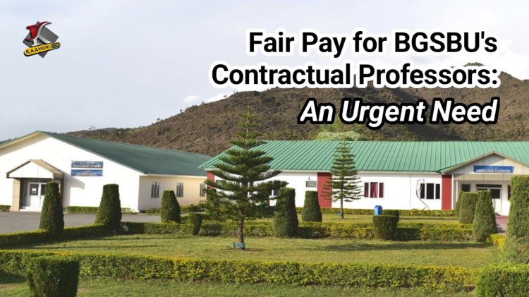 Fair Pay for BGSBU's Contractual Professors: A Urgent Need